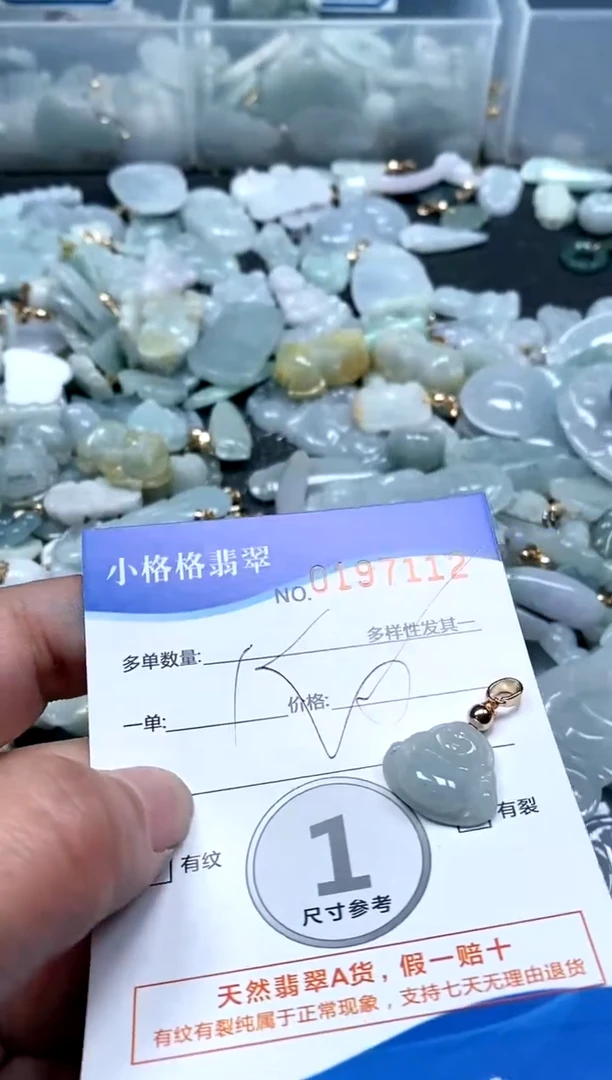 【闪购商品】翡翠颈饰未镶嵌闪购商品0197112