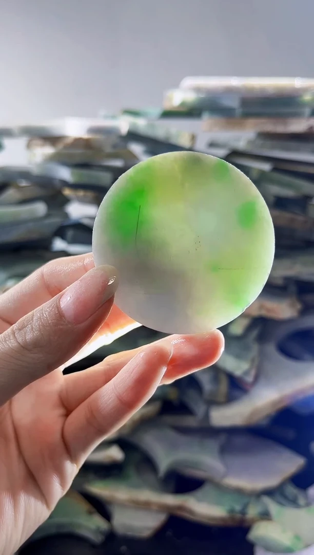 裸石翡翠缅甸翡翠A货陈32