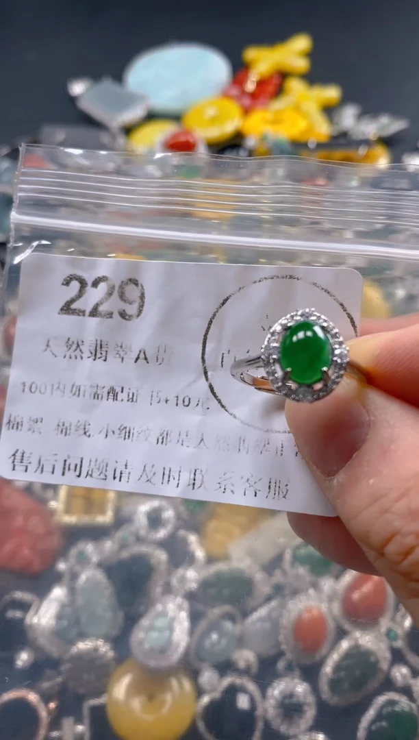 翡翠未镶嵌吊坠(不含链)229
