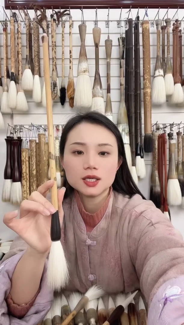 12号【清水试笔，拒绝蘸墨】墨琳笔庄毛笔1支羊毫7.0*1.3