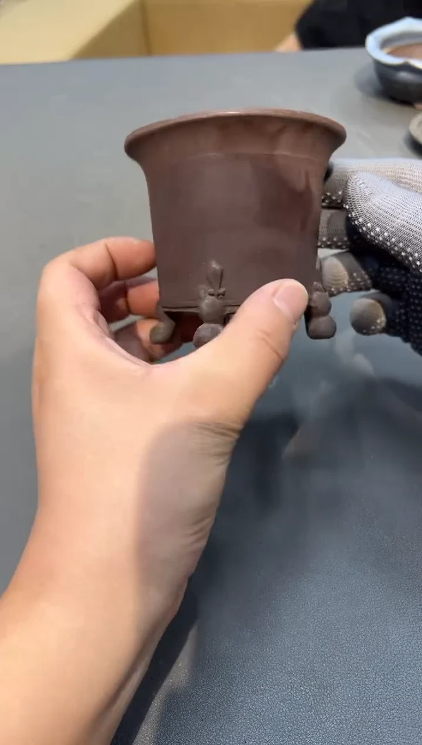 陶瓷榨***汤工艺品小四孤品收藏