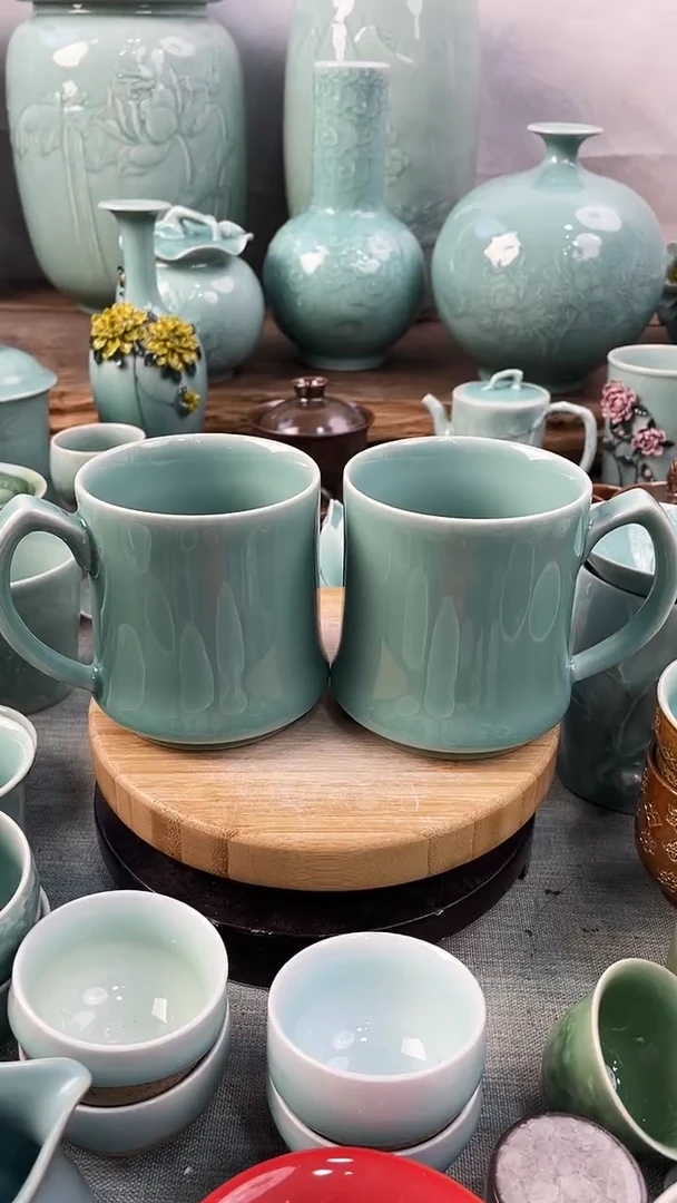 【闪购商品】特价 微瑕 慧仙青瓷