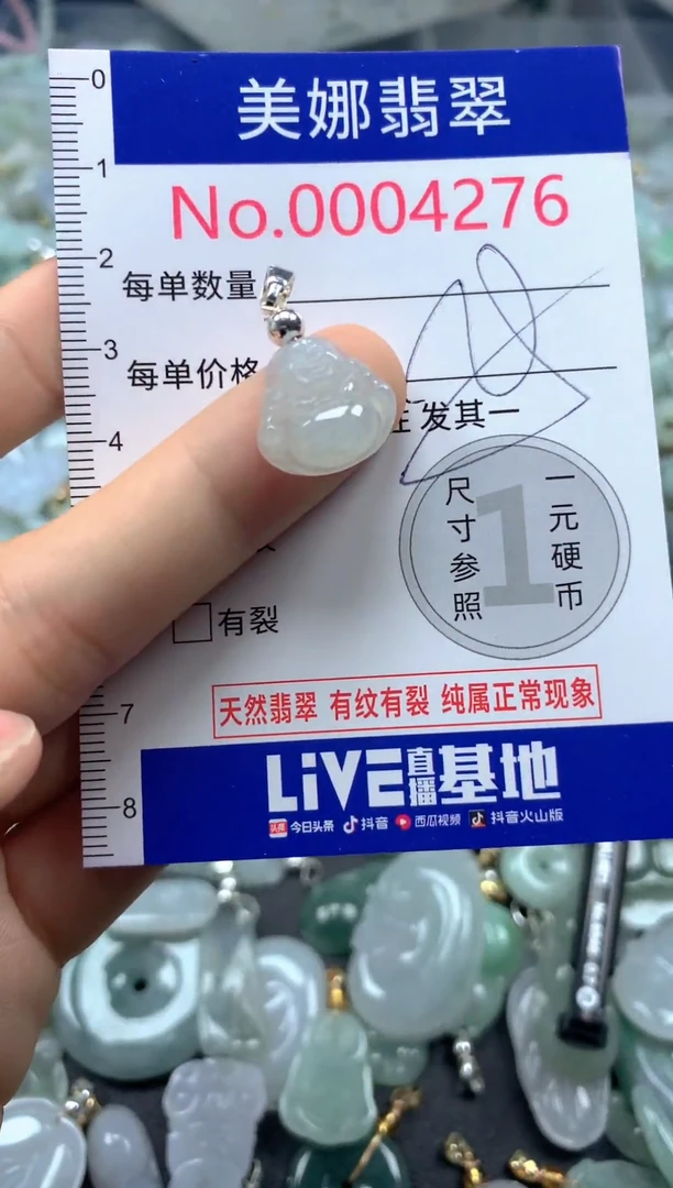 颈饰未镶嵌翡翠4276