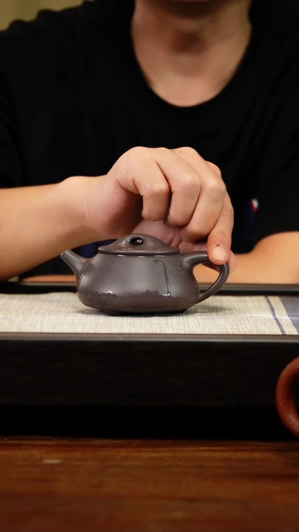 茶壶紫砂全手景舟石瓢