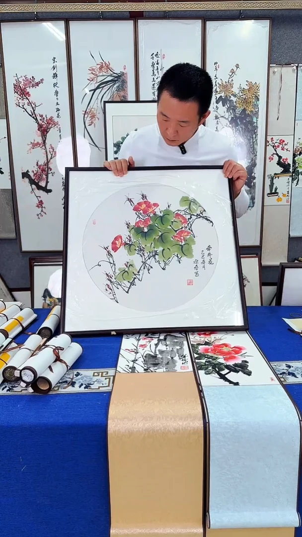 国画千牛画芯 50*50