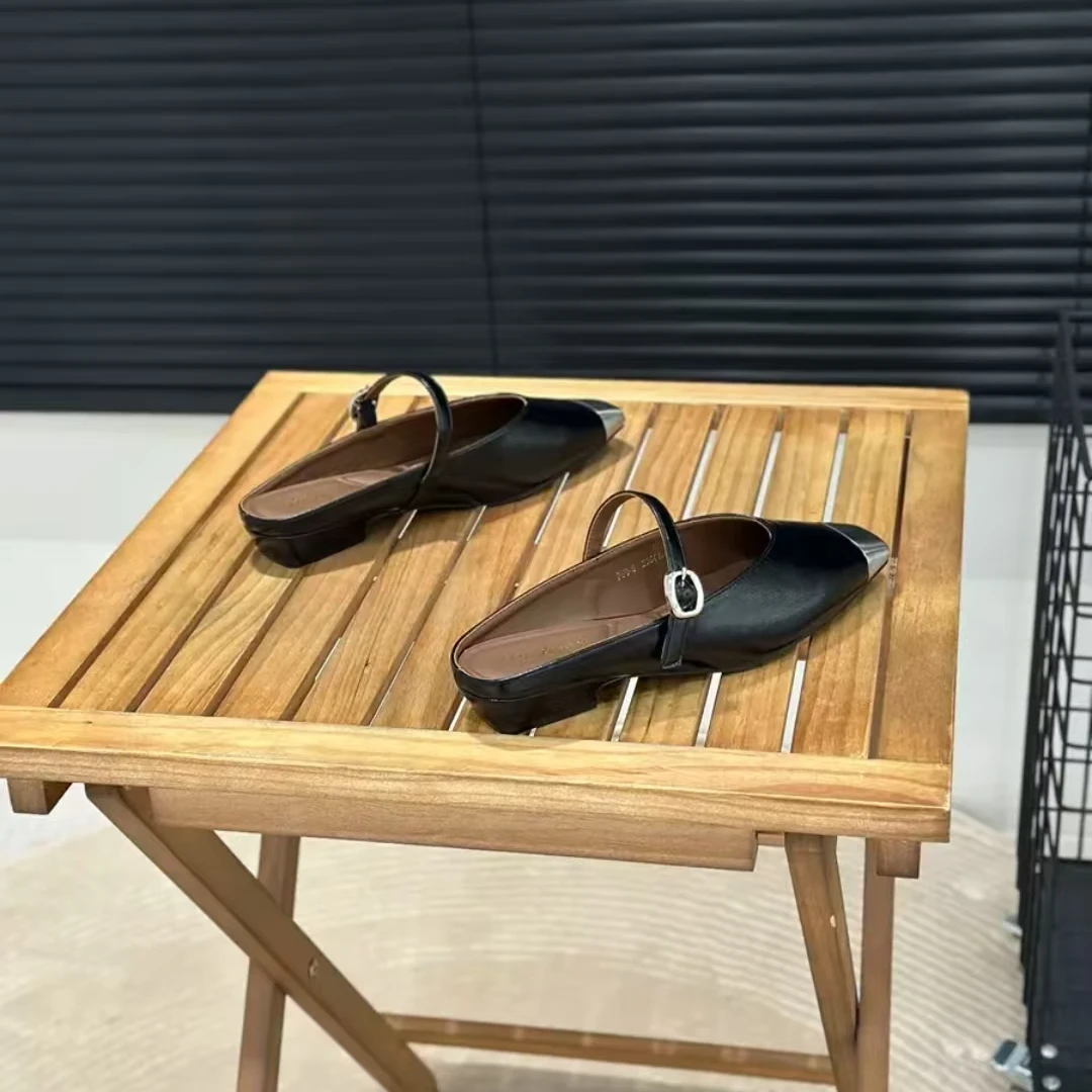 F68-11  新款时尚夏季法式气质外穿包头拖鞋