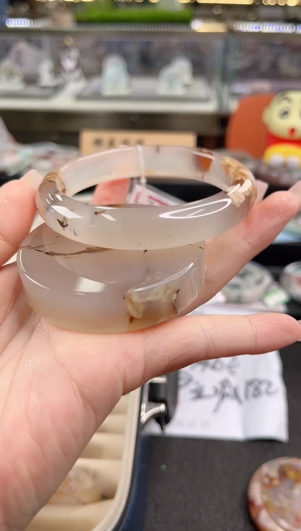 未镶嵌手镯石英质玉63圈口（赠品镯心）6593387