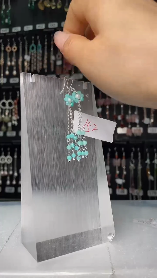 【闪购商品】紫晶耳饰银S925镶嵌喜欢拍