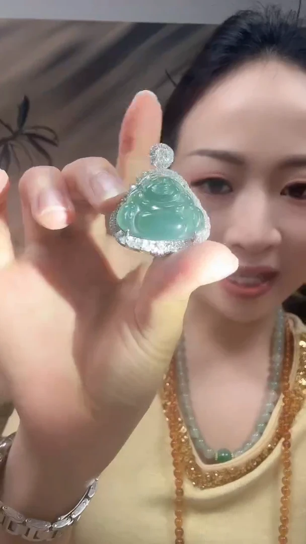 翡翠未镶嵌颈饰18/佛公（多样性发货发一件）