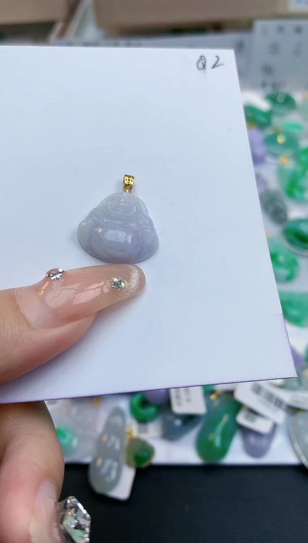 颈饰未镶嵌翡翠天然缅甸A货翡翠