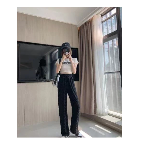 麻将阔腿裤881-TZ