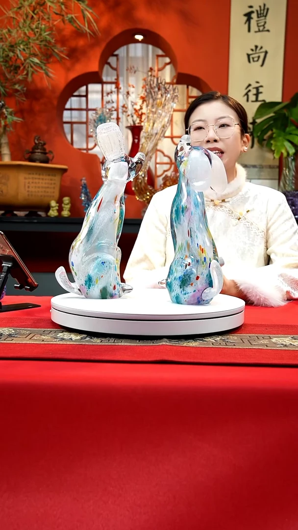 手工艺品琉璃莫奈快乐飞起
