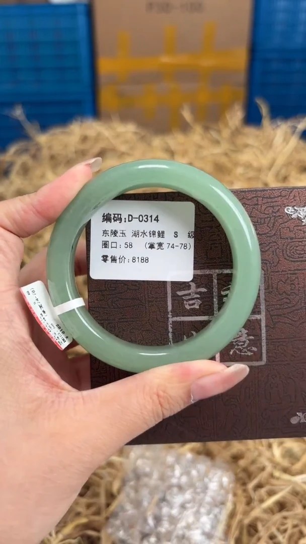 未镶嵌手镯石英质玉D-0134