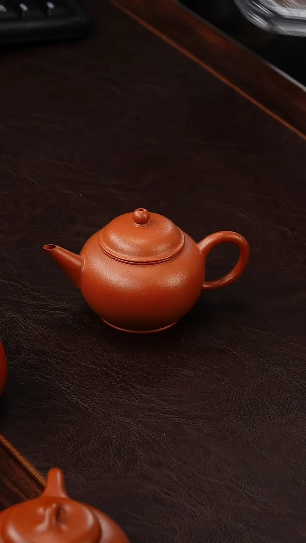 茶壶紫砂小煤窑朱泥水平110cc