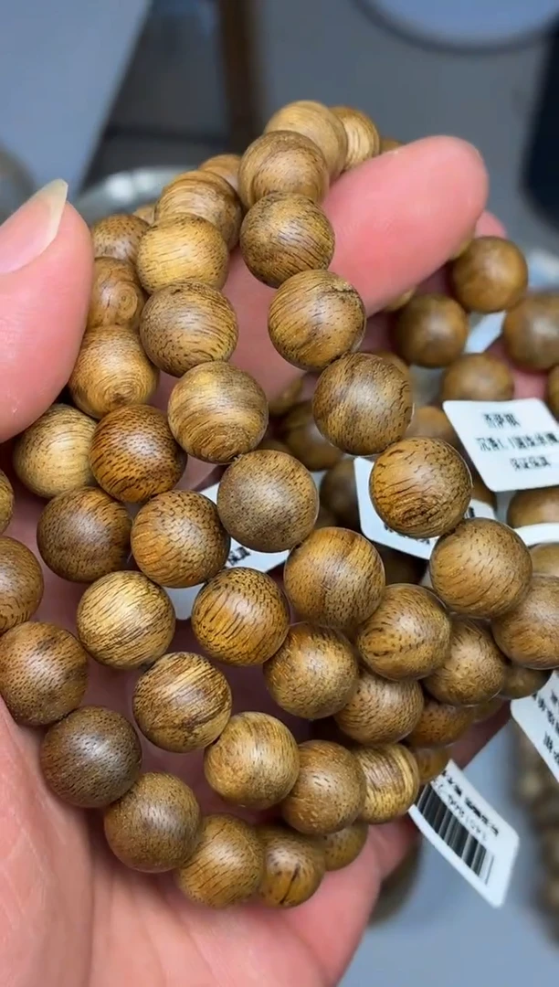 沉香手串 菩萨棋圆珠单圈1.1多样性发其一
