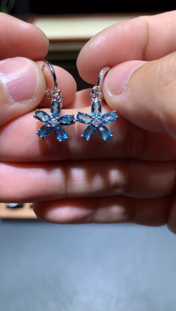 【闪购商品】托帕石耳饰未镶嵌G94【多样性发其一】