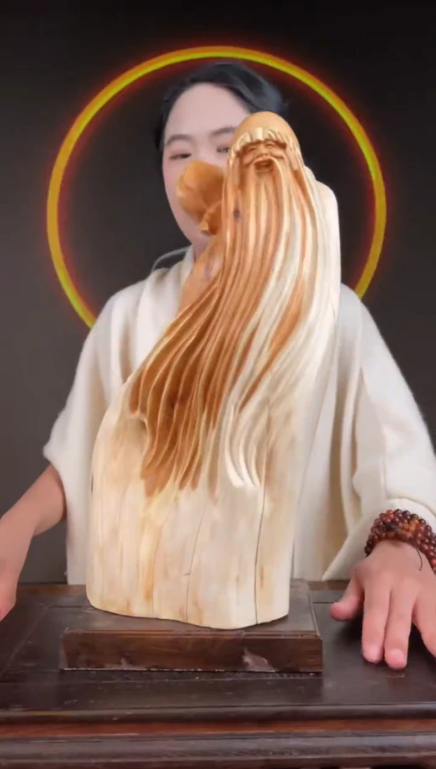 柏木（崖柏）手工摆件,先抢先得! 编号:154