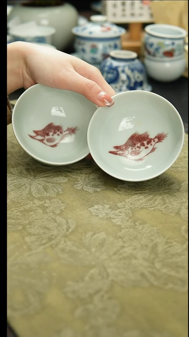 景瓷御器手工陶瓷一对