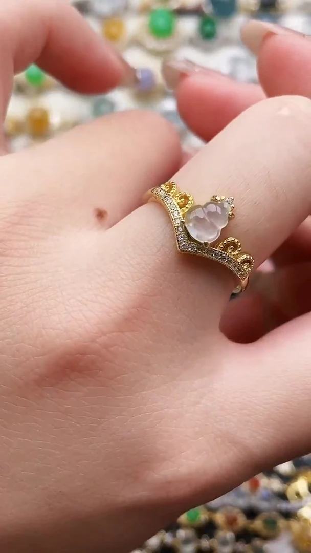 银S925镶嵌戒指翡翠20