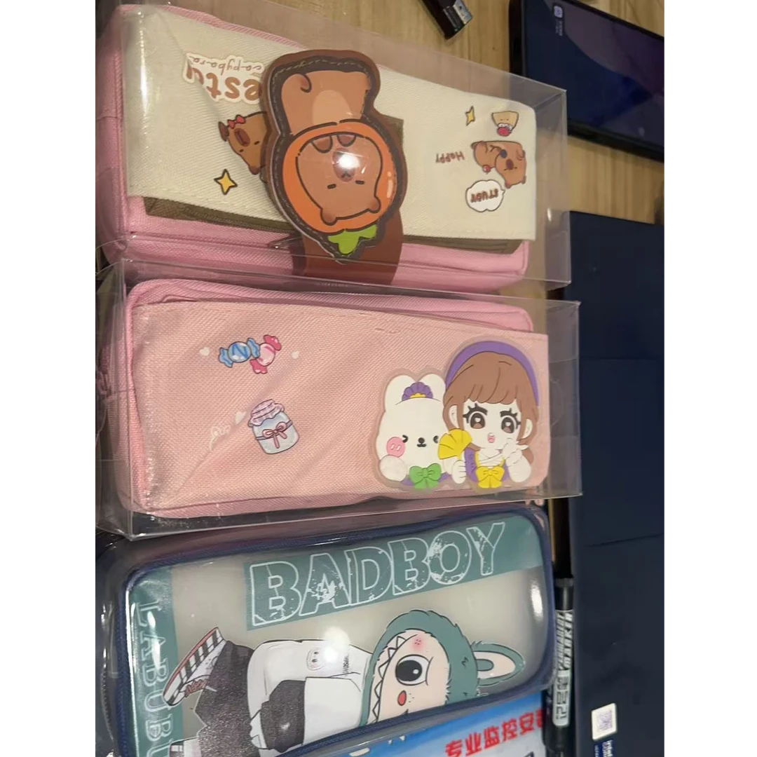 569学生专用卡通动漫笔袋大容量多功能收纳文具