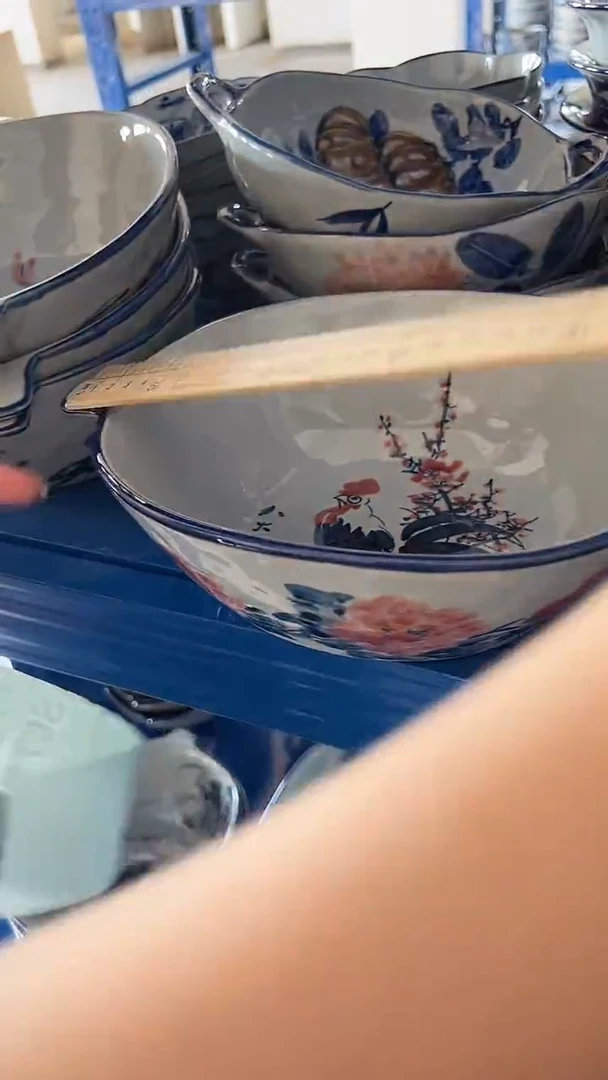 碗670老陶泥双耳碗