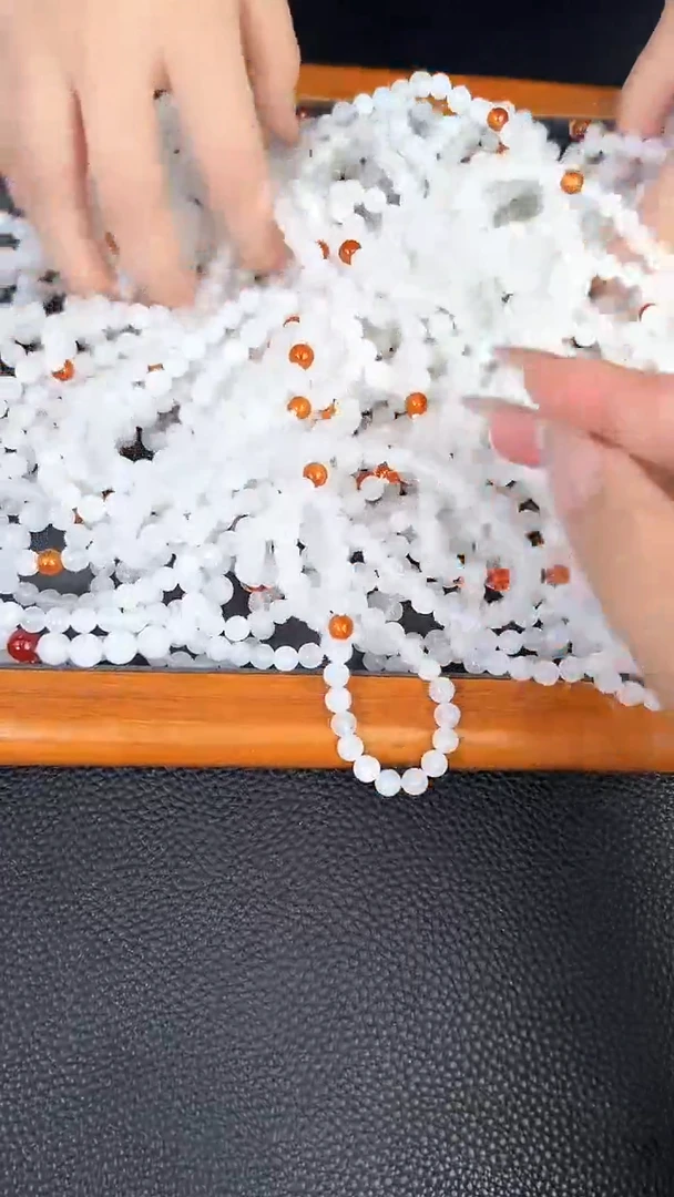 石英岩玉手串未镶嵌005