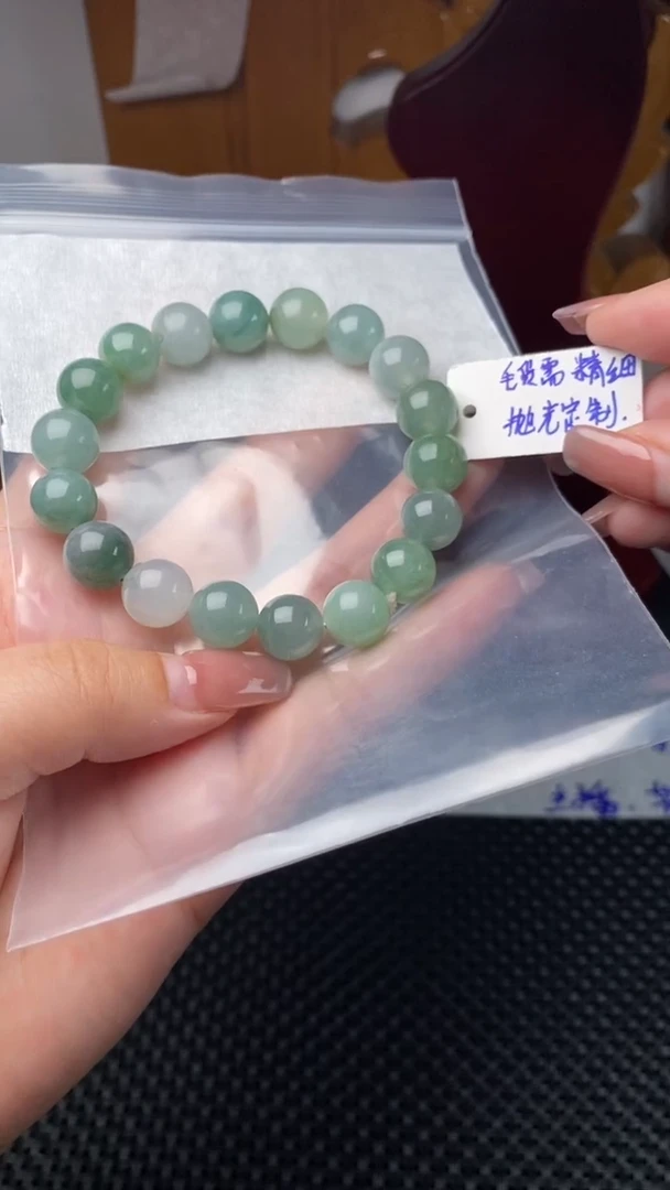 未镶嵌定制翡翠31号 手链多样性拍一发一毛货需抛光11.3