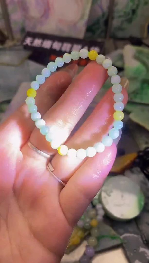 散珠翡翠天然缅甸翡翠A货972