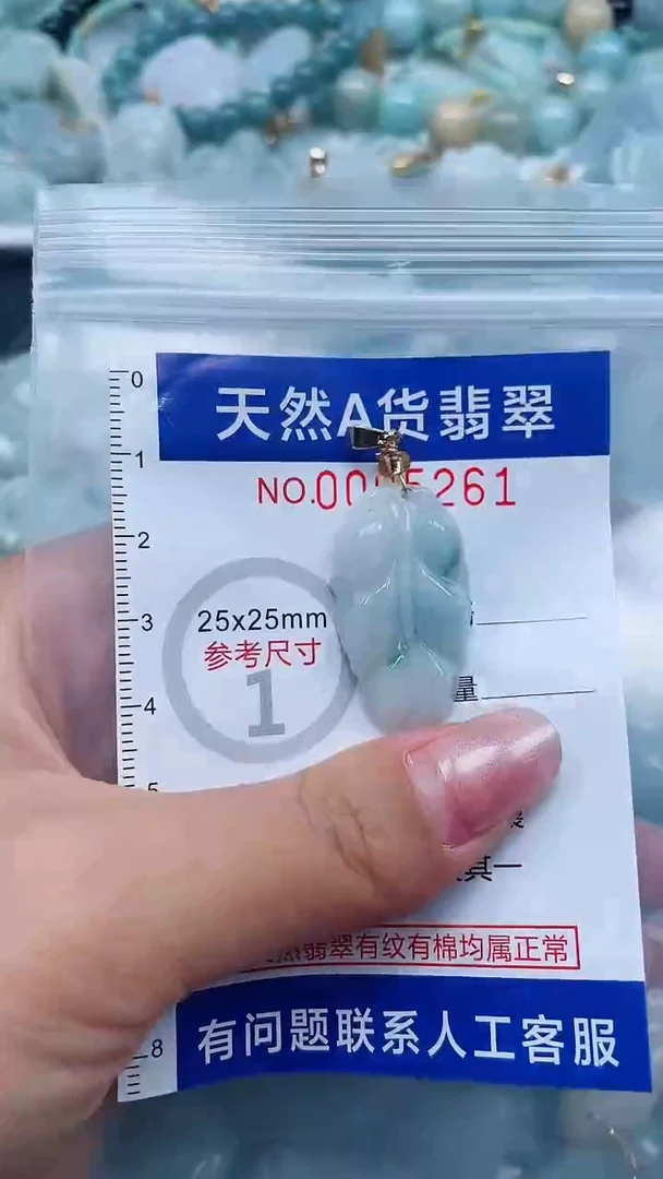 翡翠未镶嵌吊坠(不含链)1