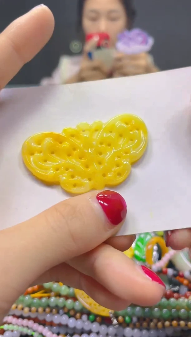 颈饰未镶嵌翡翠/P/翡翠A货，一件也是批发价