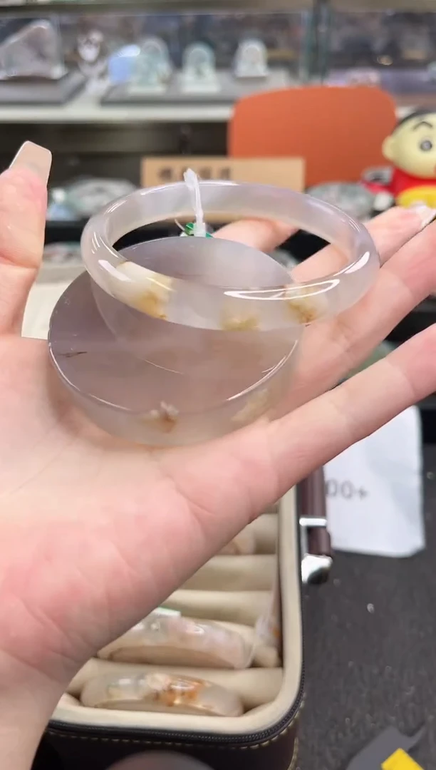 未镶嵌手镯石英质玉65圈口（赠品镯心）6
