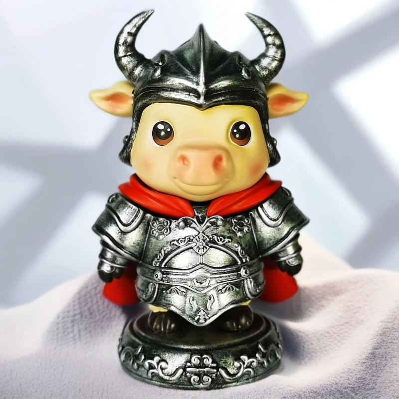 十二生肖 牛牛吉祥物 守护神 墨小艺原创潮玩 摆件 创意生日礼物