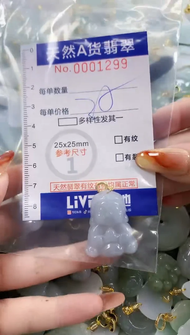 颈饰未镶嵌翡翠美*C天然A货翡翠