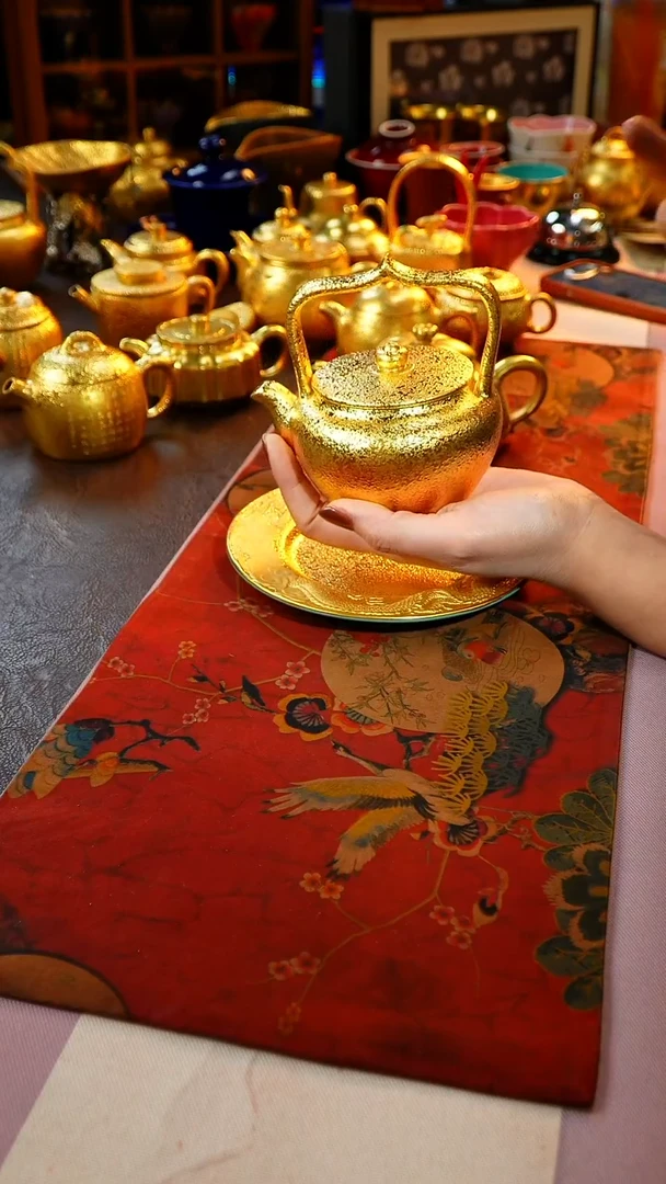 茶杯紫砂【宜景窑系列】金壶