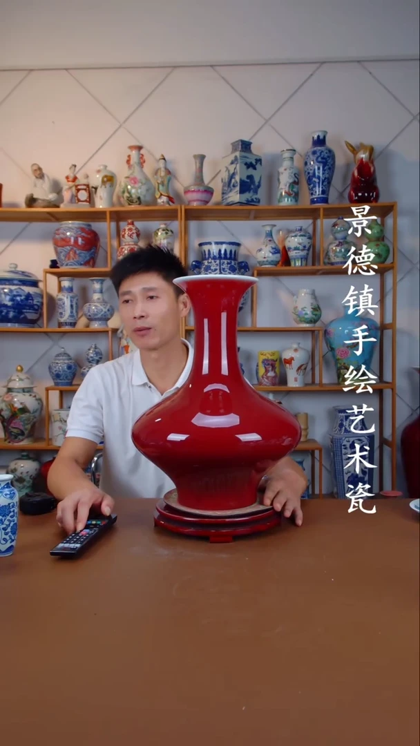 现代景德镇手工手绘陶瓷摆件71