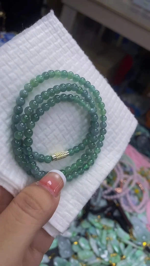 翡翠未镶嵌颈饰闪购0007460