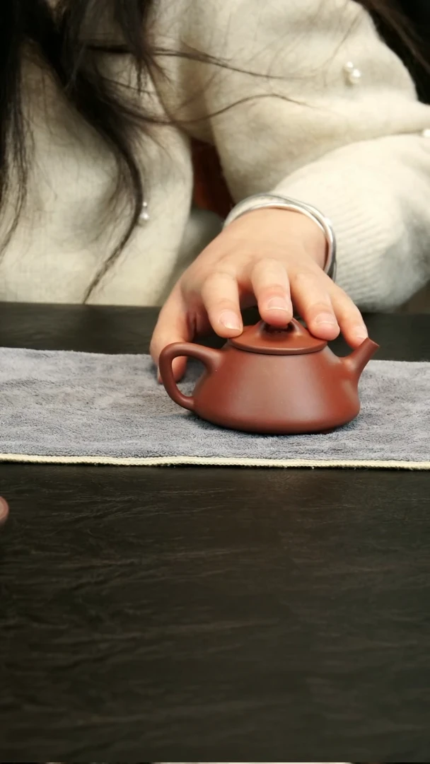 【闪购商品】紫砂茶壶底槽清子冶石瓢