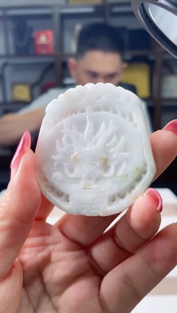 吊坠(不含链)未镶嵌翡翠天然A货翡翠多样性发其一JYZY-10.31-6