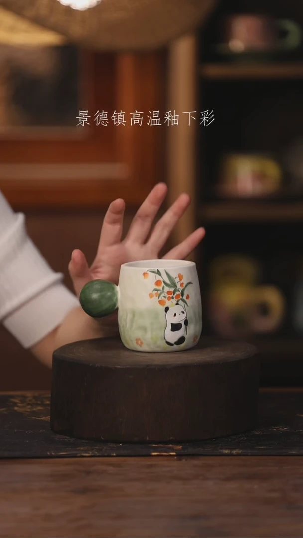 陶瓷景德镇高温釉下手绘陶瓷001