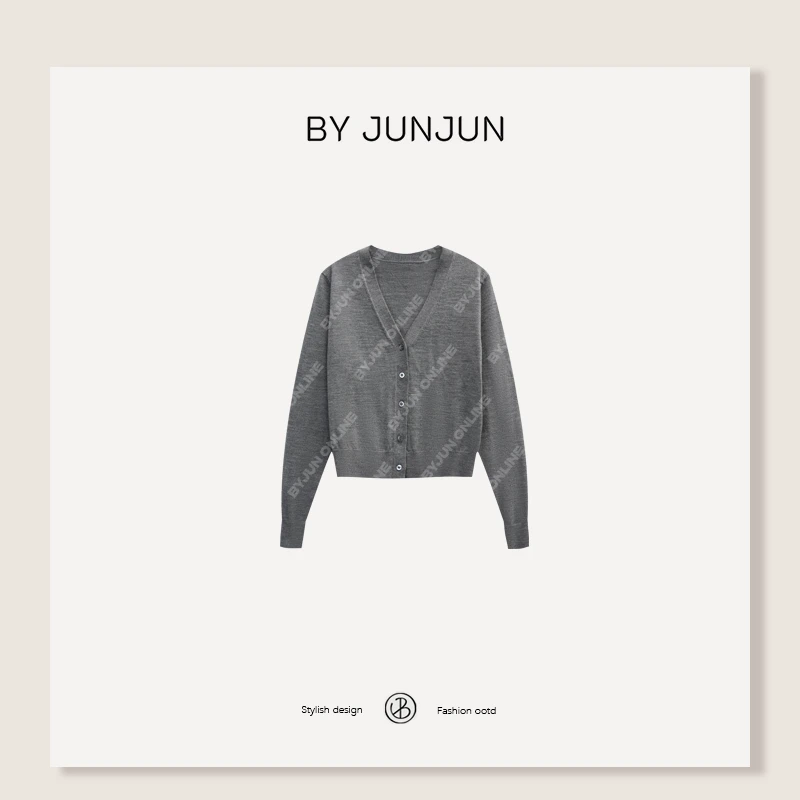 Byjunjun 珺珺私服定制【拉达小开】羊毛开衫C25K7157