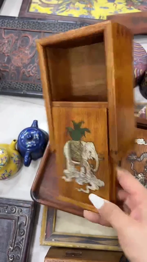 木沐头淘摆件木雕件