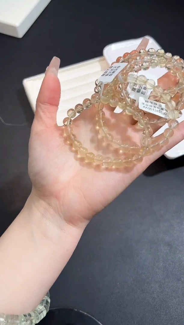 【闪购商品】水晶手串未镶嵌72U多样性发其一/1条默认微瑕