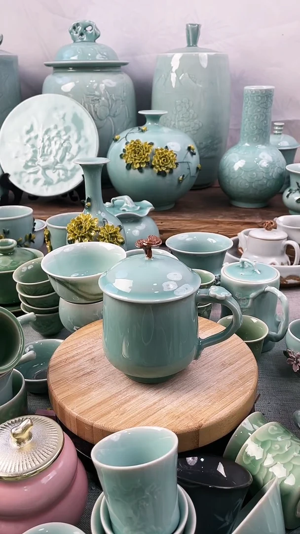 【闪购商品】特价 微瑕 慧仙青瓷