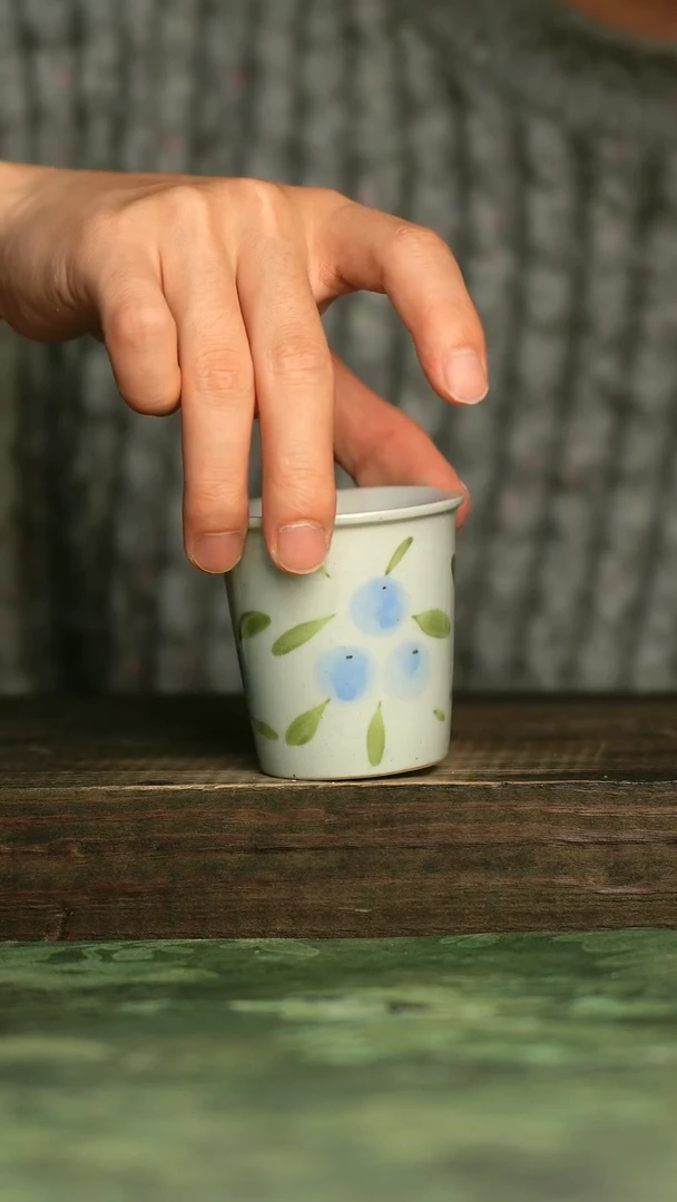 青诗集手工手绘瓷器