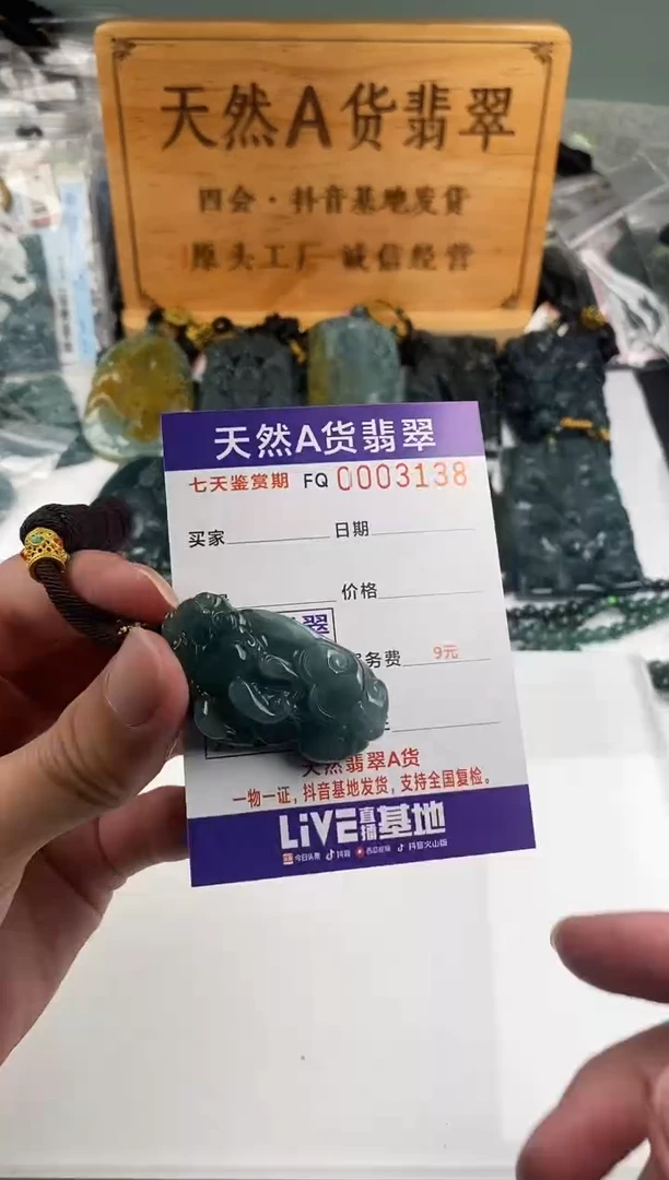 颈饰未镶嵌翡翠 多样性随机一件发货 貔貅38