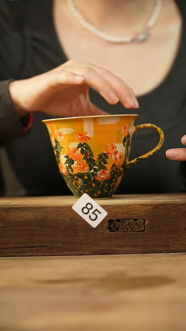 瓷片设计师手作款 油画风花卉系列！二期