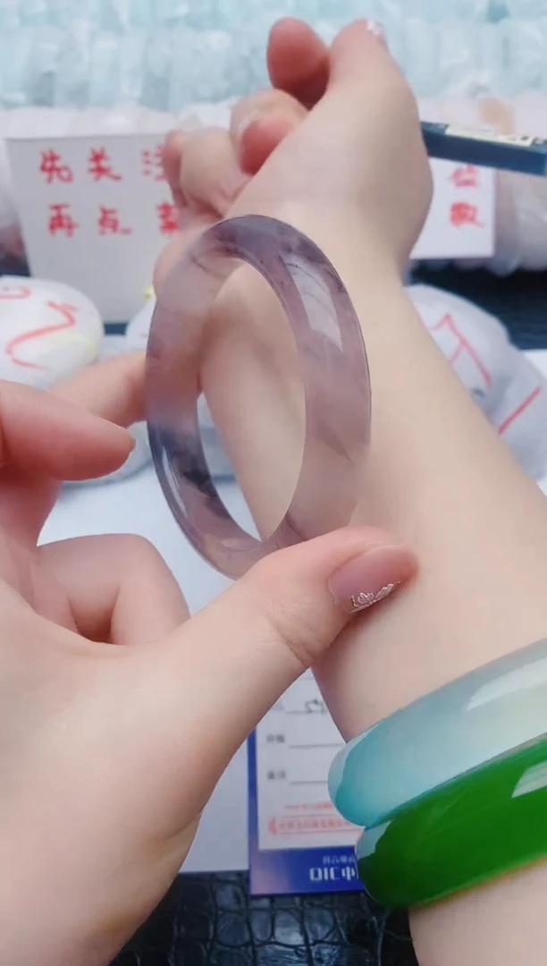 石英质玉手镯未镶嵌x45+59-60