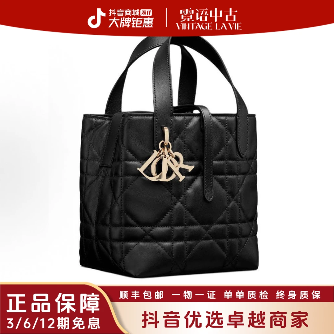 未使用 DIOR/迪奥 25最新款黑金Toujours竖版小号明星同款