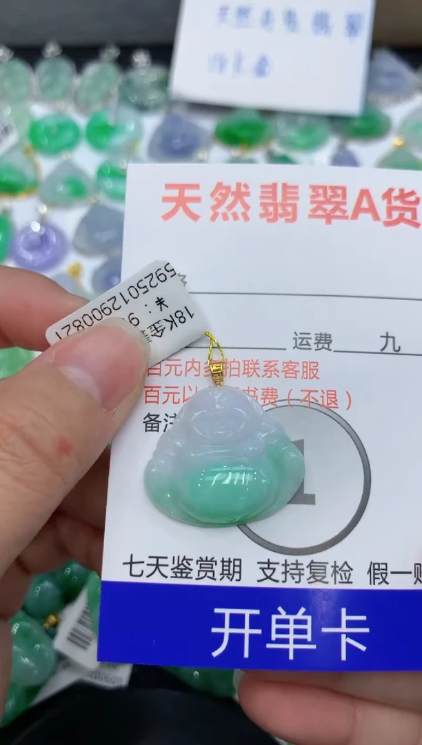 【闪购商品】翡翠颈饰18K金镶嵌111111111111