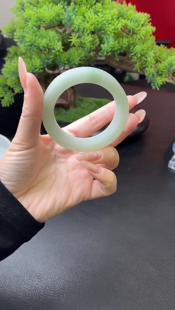 未镶嵌手镯定制翡翠手镯 51-53